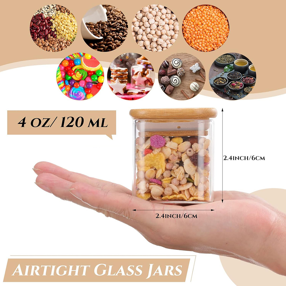 Conjunto de frascos de vidro d - Food Storage Jar Labels avaliação e preço