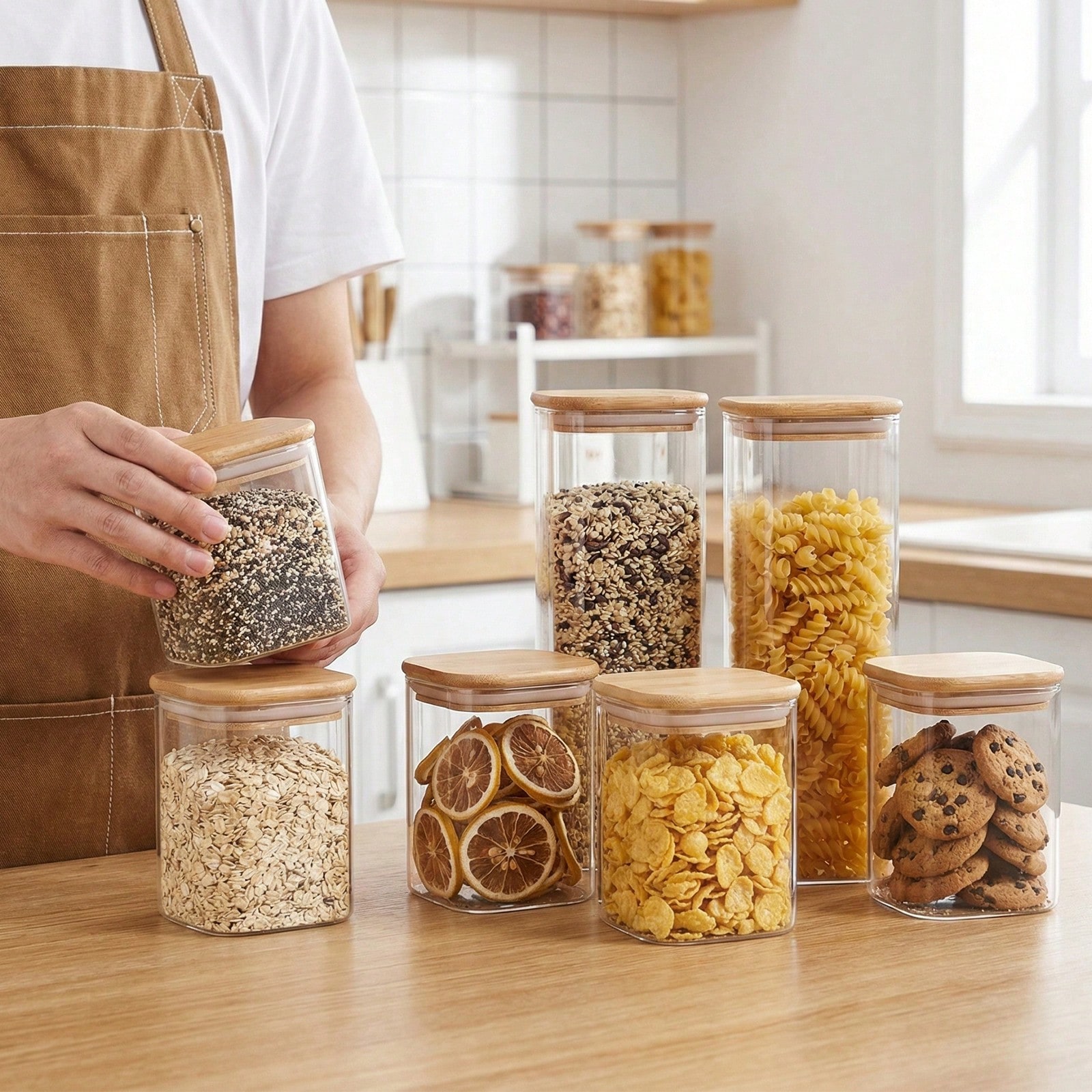 Recipientes de vidro para arma - Food Storage Glass avaliação e preço