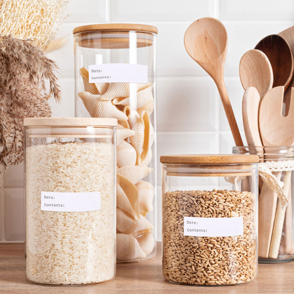 Etiquetas de Alimentos Removív - Food Storage Jar Labels avaliação e preço