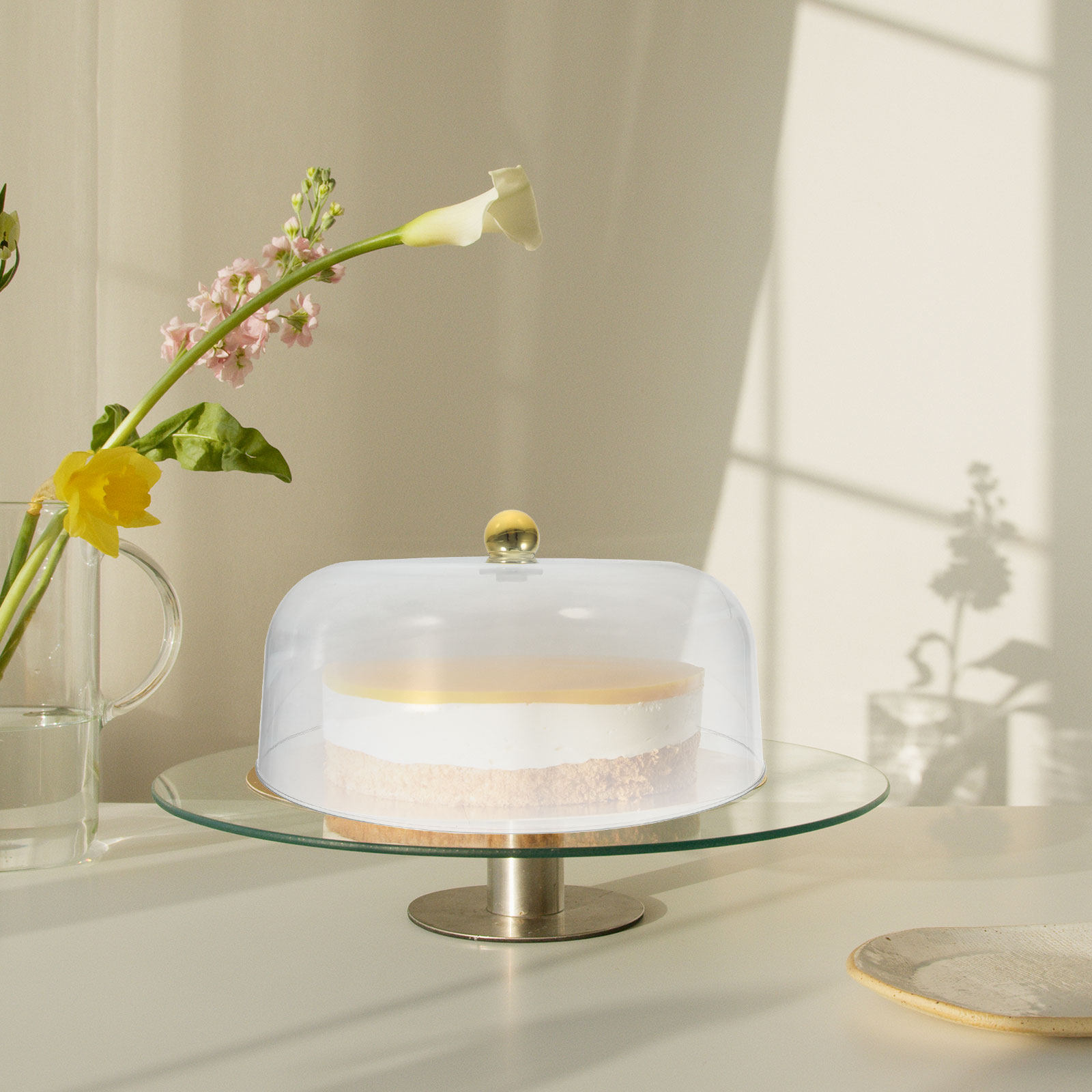 Cúpula Transparente para Bolo, - Food Storage Lid avaliação e preço