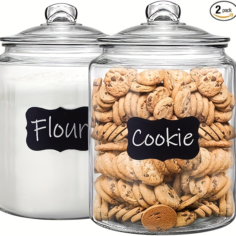 Conjunto de 2 Potes de Vidro c - Food Storage Utensils avaliação e preço