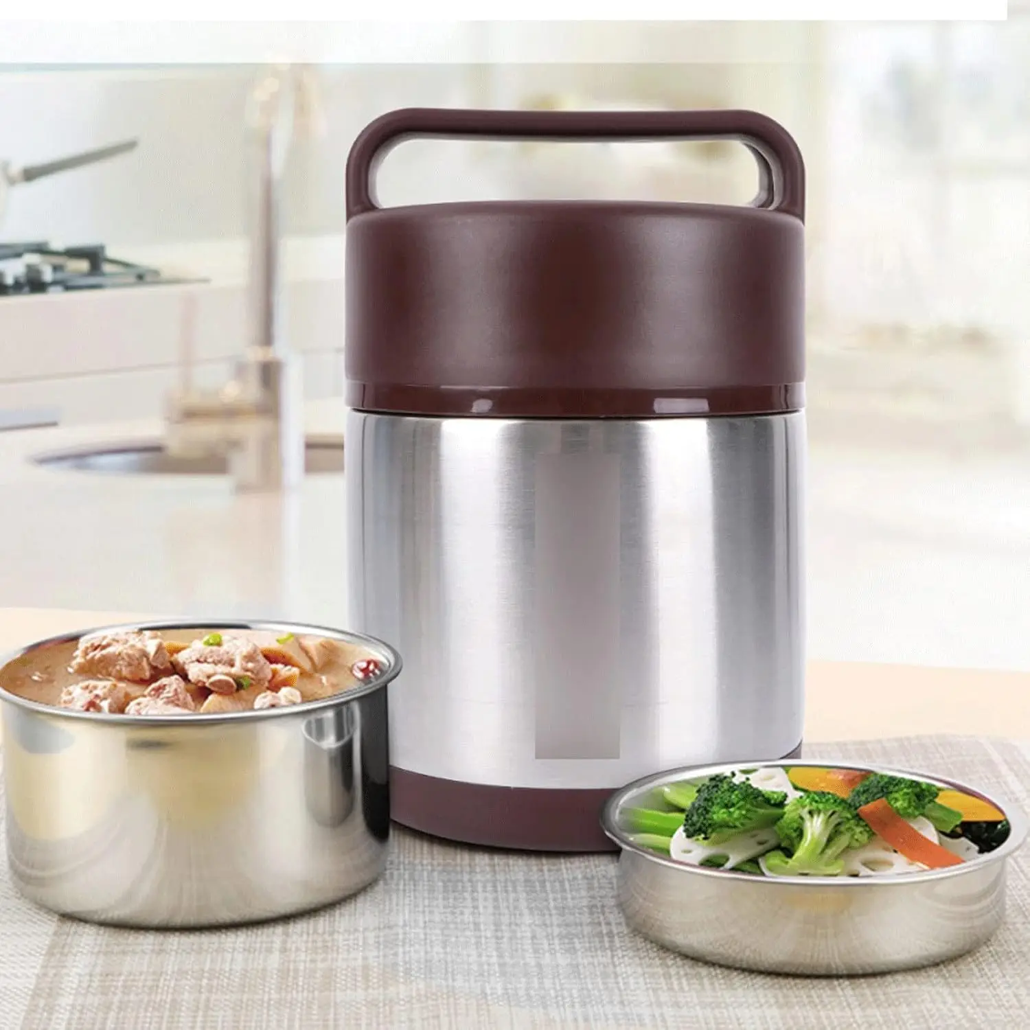 Marmita Bento para Adultos, Gr - Food Storage Large avaliação e preço