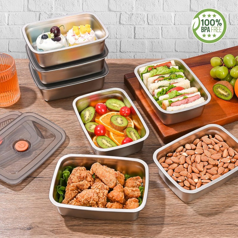 Caixa de Almoço de Aço Inoxidá - Xxl Food Storage Container avaliação e preço