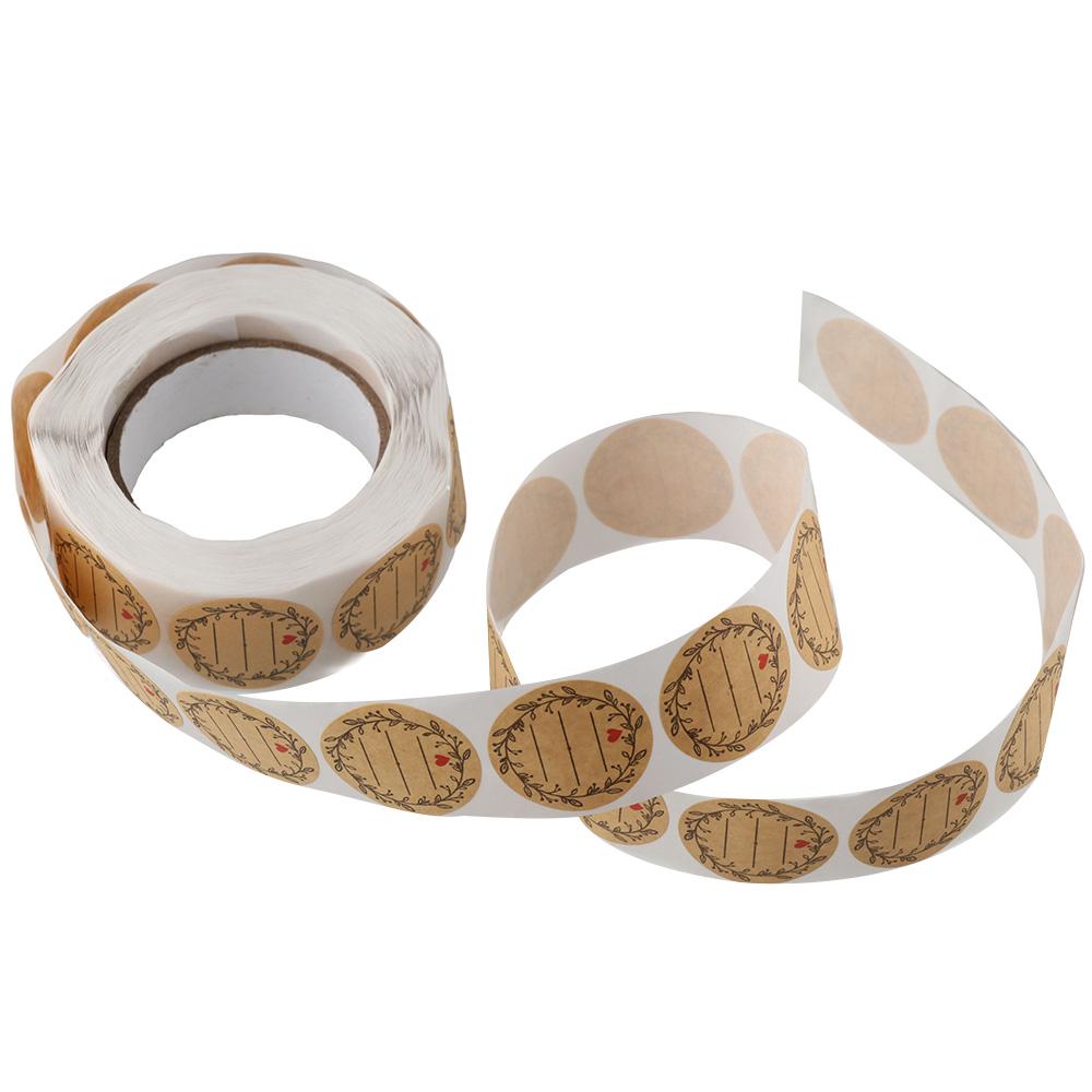 Rolo de Adesivos com 500 Peças - Food Storage Jar Labels avaliação e preço