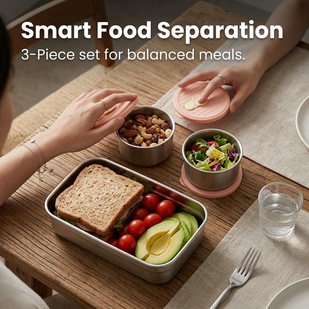 Conjunto de Caixas de Almoço B - Food Storage 30 Years avaliação e preço