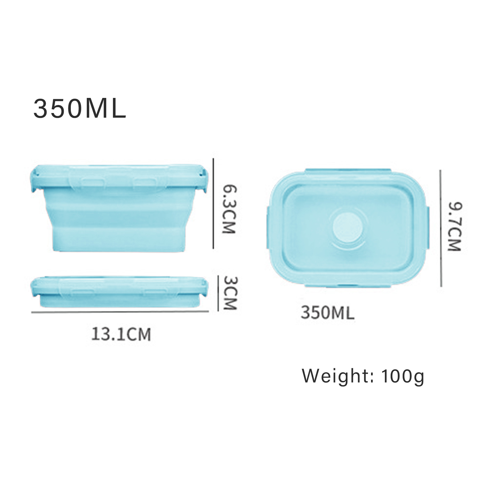 Marmita de Silicone de Grau Al - Food Storage Box Plastic avaliação e preço