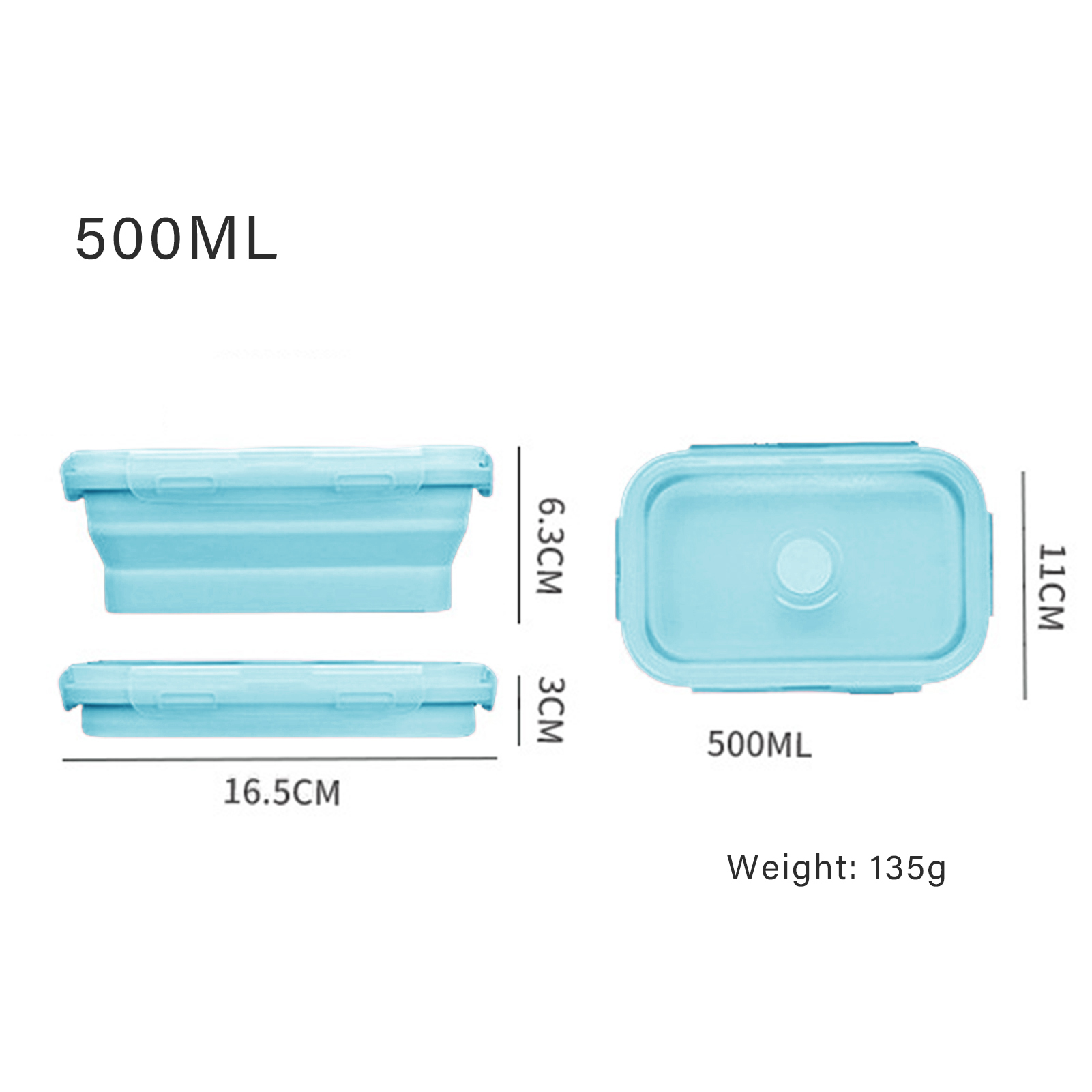 Marmita de Silicone de Grau Al - Food Storage Box Plastic avaliação e preço