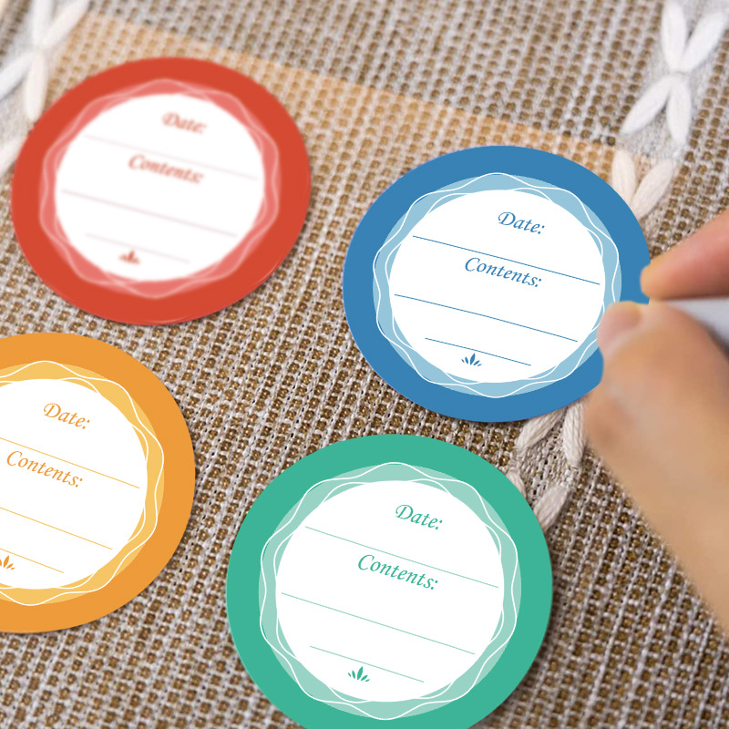 6 Etiquetas Adesivas Removívei - Food Storage Jar Labels avaliação e preço