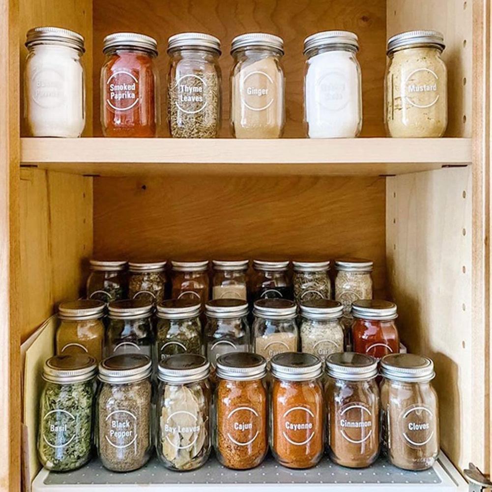 144 Pcs/conjunto Etiquetas Tra - Food Storage Jar Labels avaliação e preço
