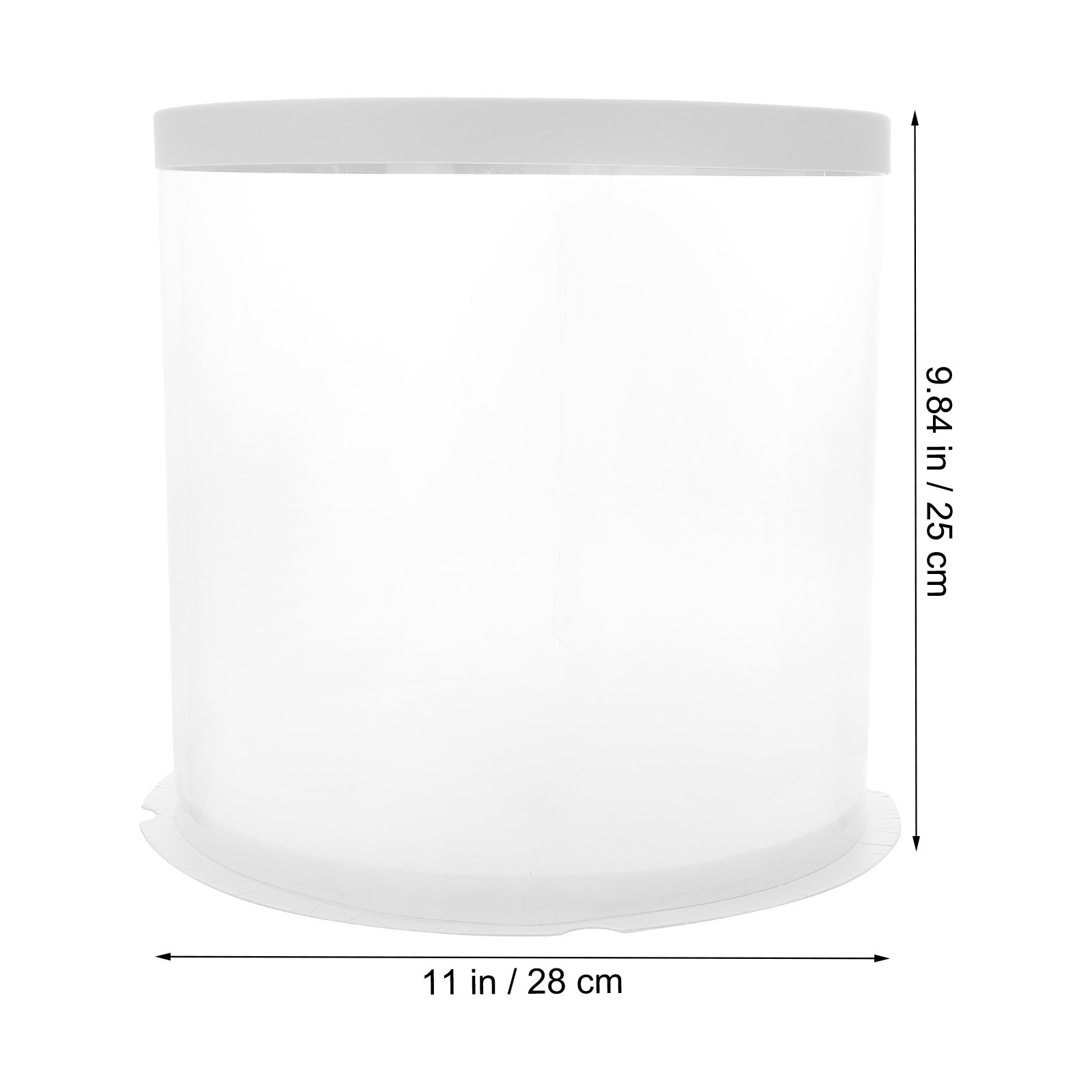 1 unidade de caixa redonda tra - Food Storage Box Plastic avaliação e preço