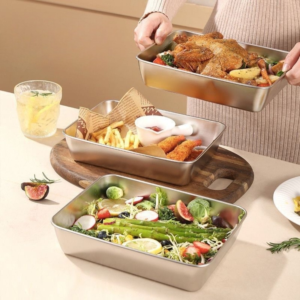 Bandeja de Servir em Aço Inoxi - Food Storage Equipment avaliação e preço