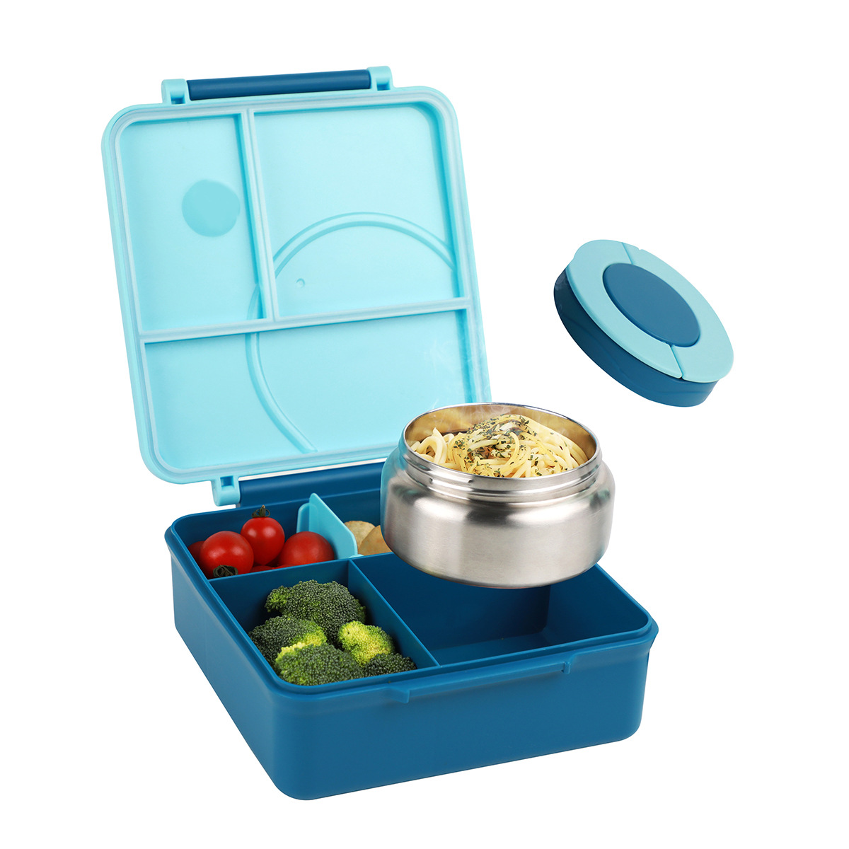 Lancheira de quatro grades com - Food Storage Utensils avaliação e preço