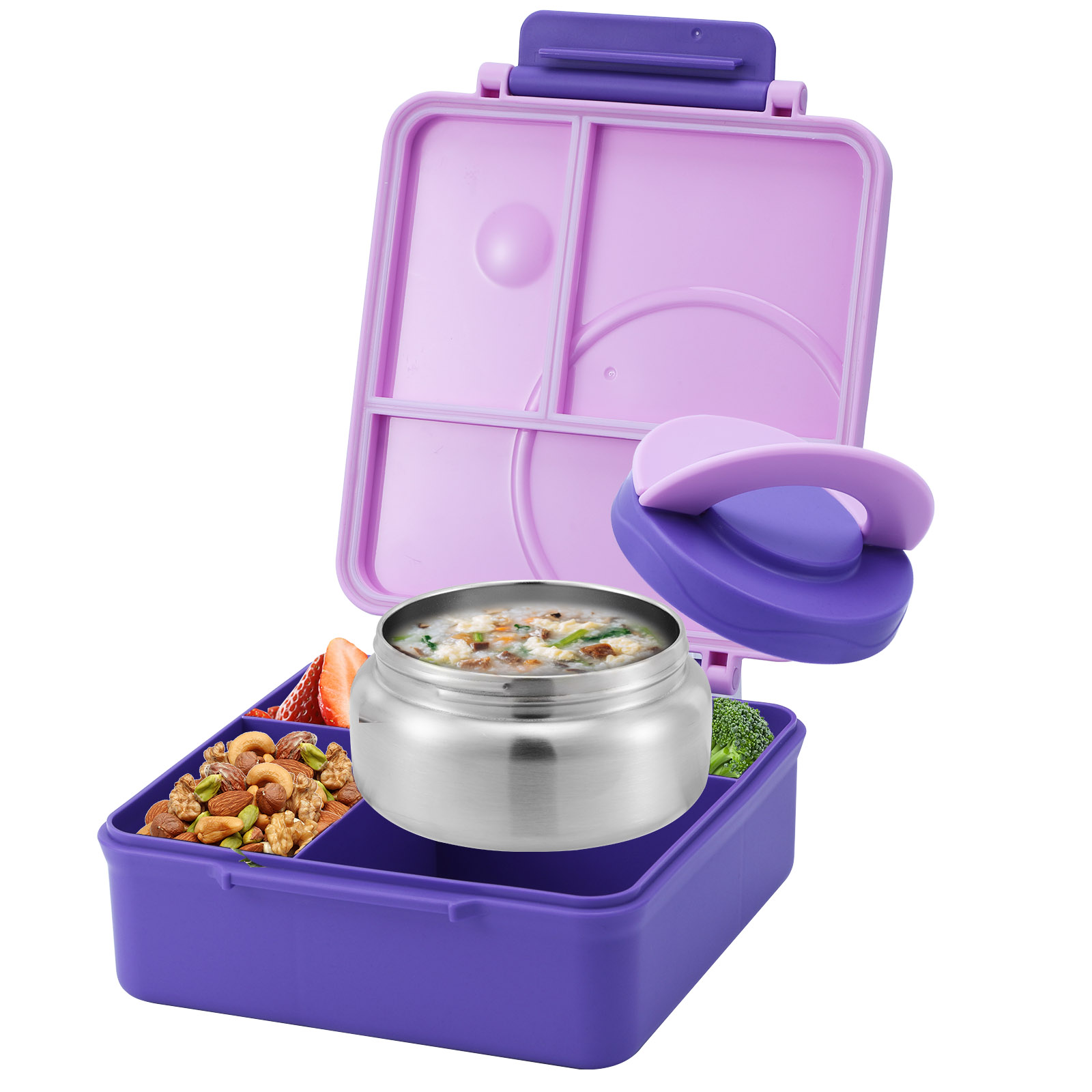 Lancheira de quatro grades com - Food Storage Utensils avaliação e preço