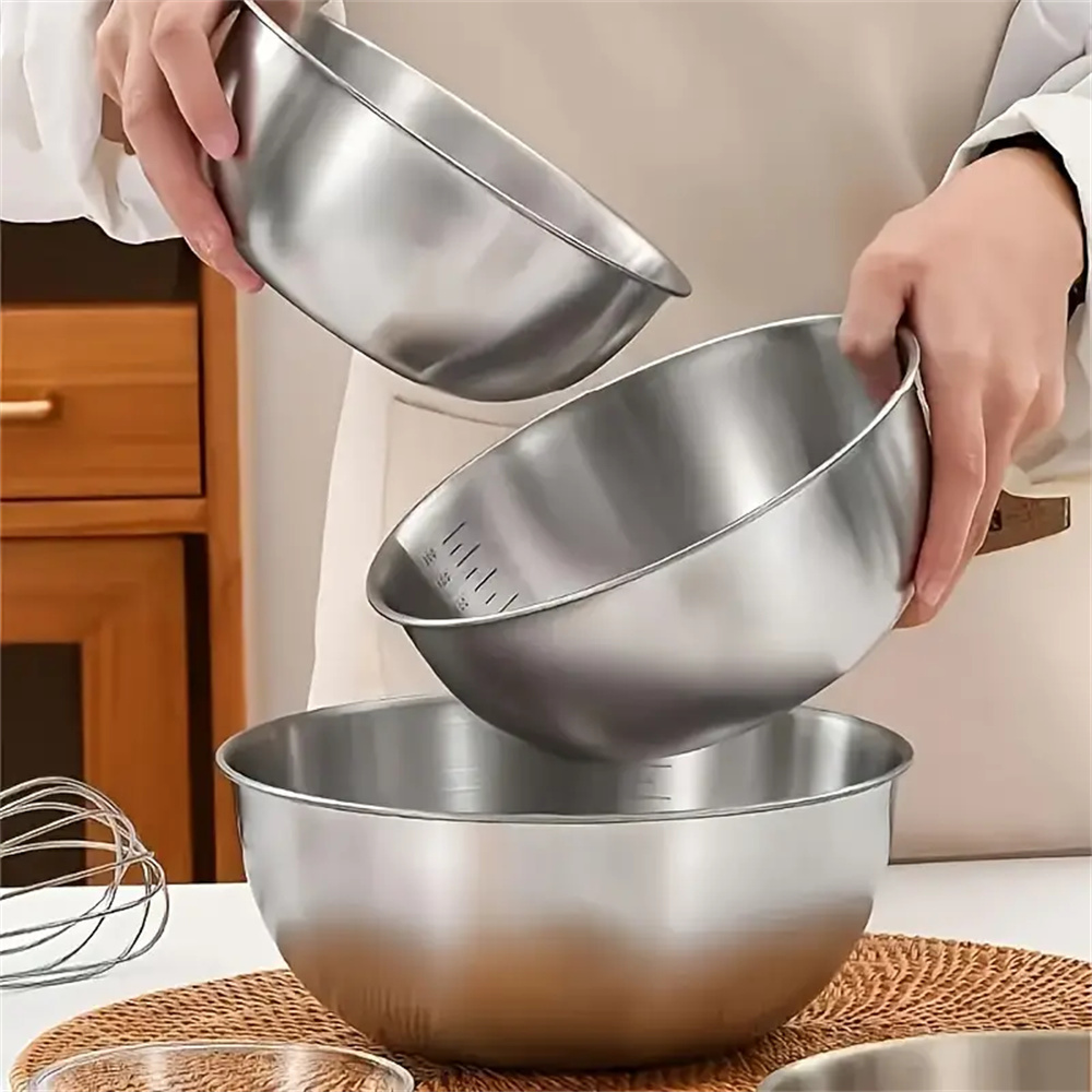 Conjunto de 1-3 Tigelas de Aço - Food Storage Large avaliação e preço